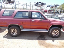 1988 Toyota 4Runner SR5 Burgundy 3.0L AT 4WD #Z21501